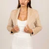 Adrianna Faux Fur Jacket - Mocha