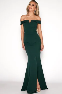 Alyssa Maxi Dress - Dark Green