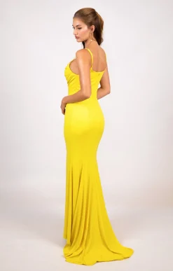 Angela Gown - Shimmer Yellow