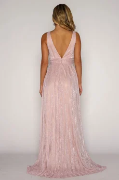 ANIYA Gown in Shimmer Pink (XS,S - Clearance Sale)
