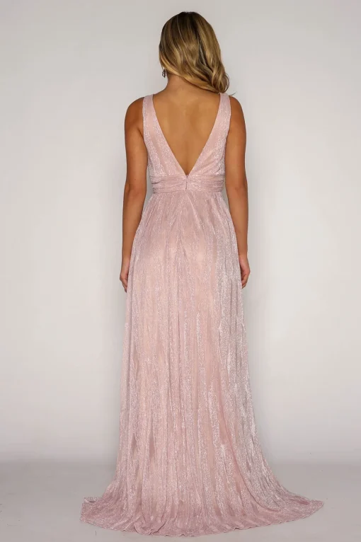 ANIYA Gown in Shimmer Pink (XS,S - Clearance Sale)