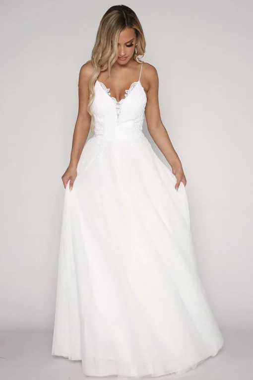 ANNIKA A-line Wedding Gown - White