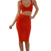 Ariana Two-Piece Set in Red