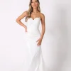 Ariyah Strapless Lace Wedding Gown - Ivory