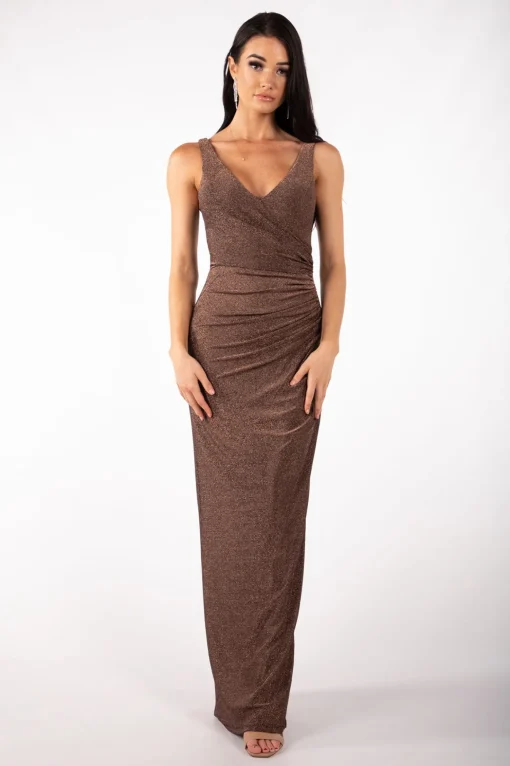 Aspen Maxi Dress - Chocolate