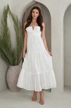 Bronte Maxi Dress - White