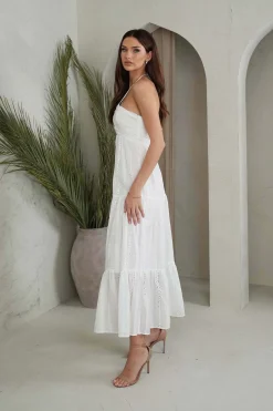 Bronte Maxi Dress - White