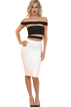 Cassie Crop Top - Black (Size XS - Clearance Sale)