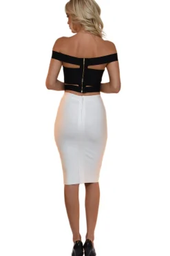 Cassie Crop Top - Black (Size XS - Clearance Sale)