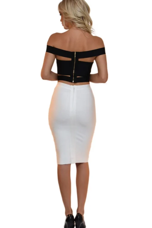 Cassie Crop Top - Black (Size XS - Clearance Sale)