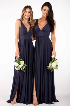 CATALINA A-Line Maxi Dress - Navy