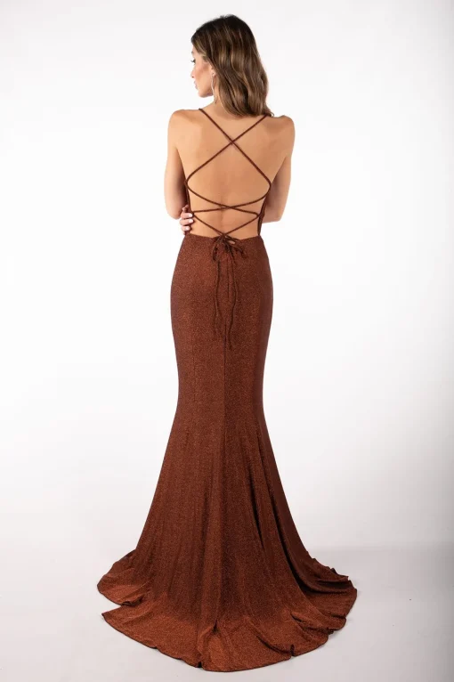 Catherine Gown - Shimmer Copper