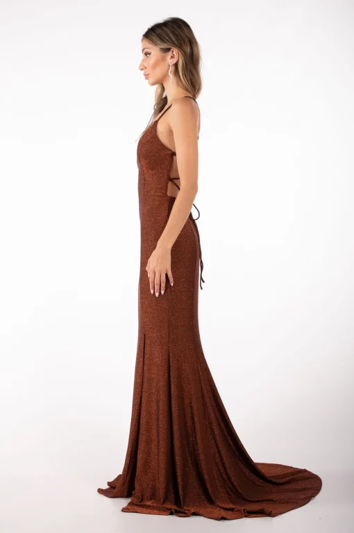 Catherine Gown - Shimmer Copper