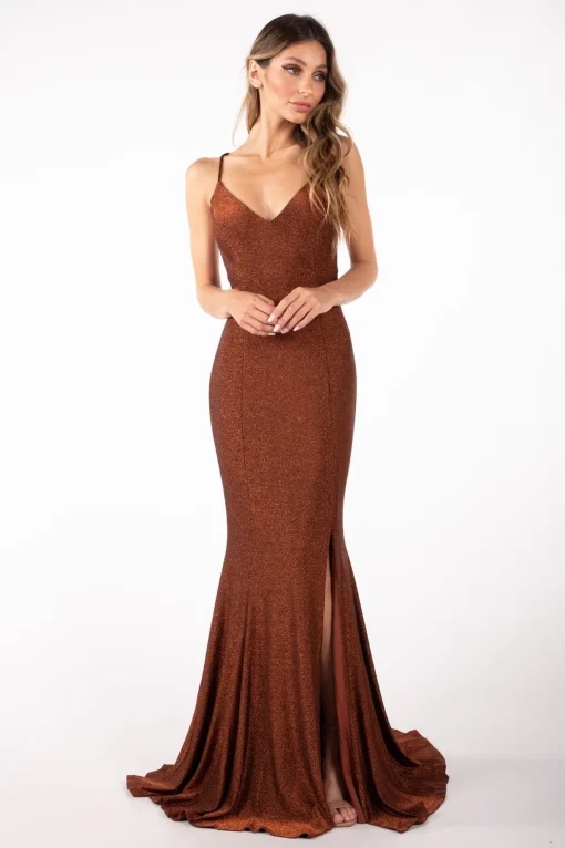 Catherine Gown - Shimmer Copper