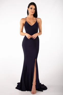 Catherine Gown - Shimmer Navy
