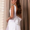 CHANTAL Bow Mini Dress - White