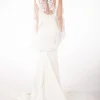 DAISY Short Wedding Veil with Lace Appliques