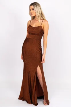 Elora Gown - Shimmer Copper