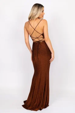 Elora Gown - Shimmer Copper