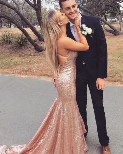 Estelle Gown - Rose Gold (L & XL - Clearance Sale)