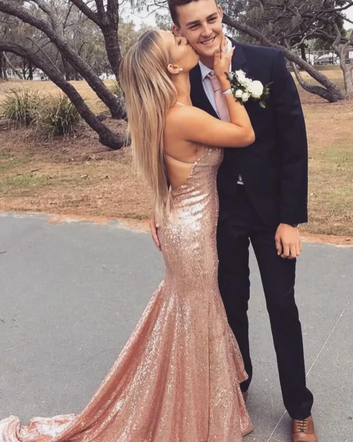 Estelle Gown - Rose Gold (L & XL - Clearance Sale)