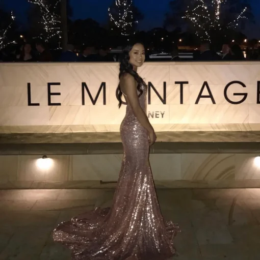 Estelle Gown - Rose Gold (L & XL - Clearance Sale)