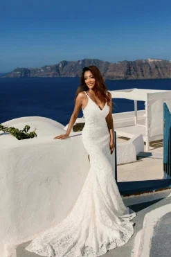 Fiona Lace Gown - Ivory