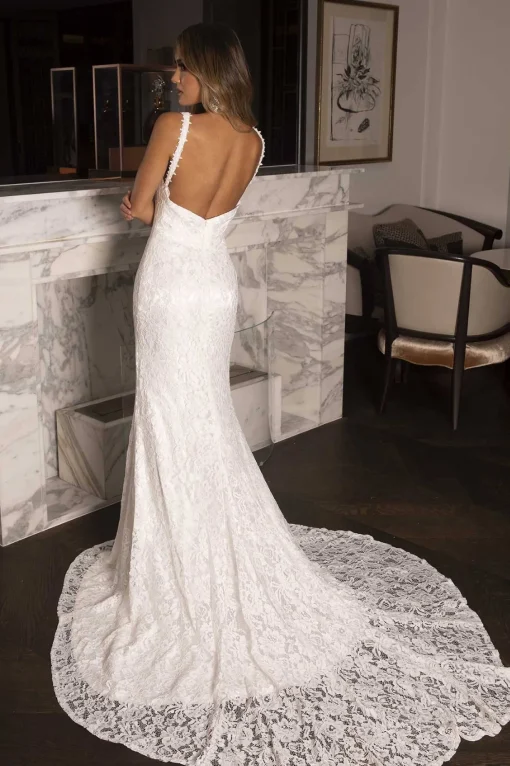 Fiona Lace Gown - Ivory