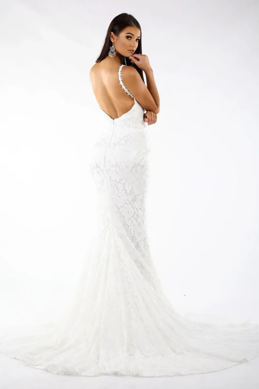 Fiona Lace Gown - Ivory