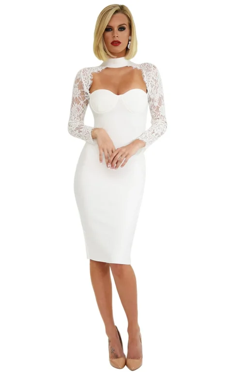 Florence Dress - White