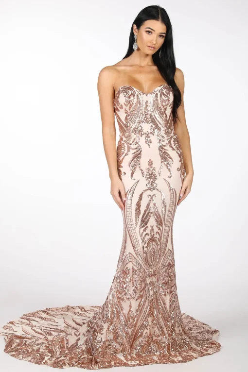 Gianna Gown - Rose Gold
