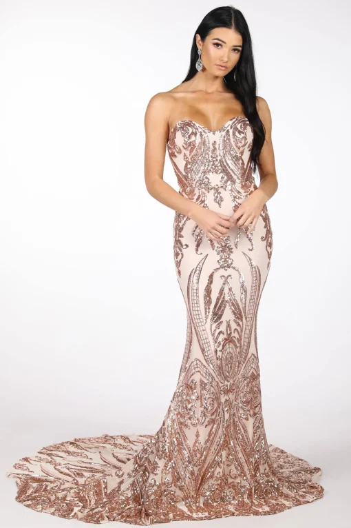 Gianna Gown - Rose Gold