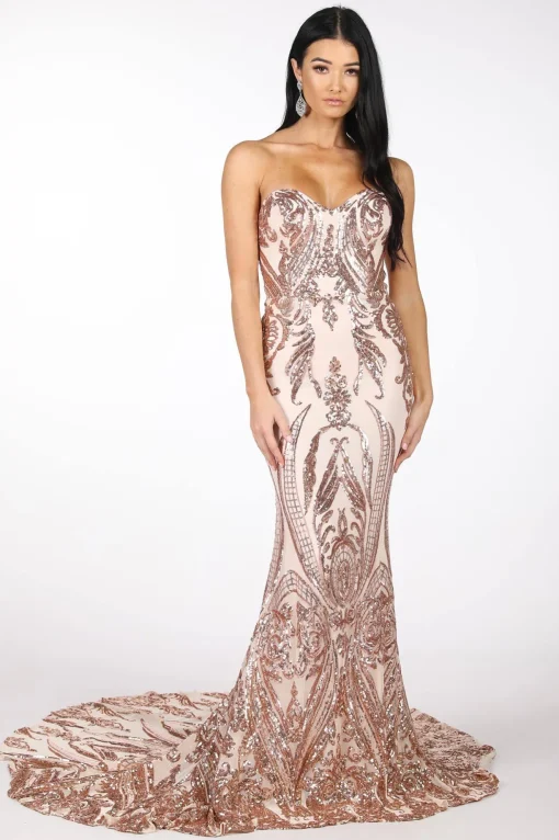 Gianna Gown - Rose Gold