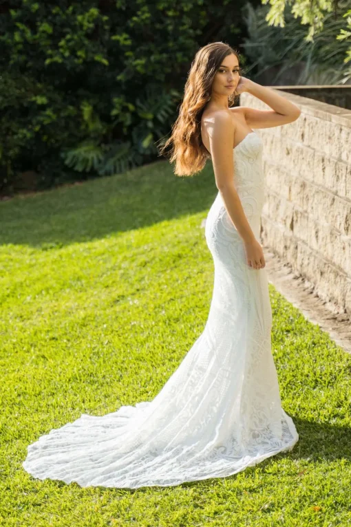 Gianna Gown - White/White