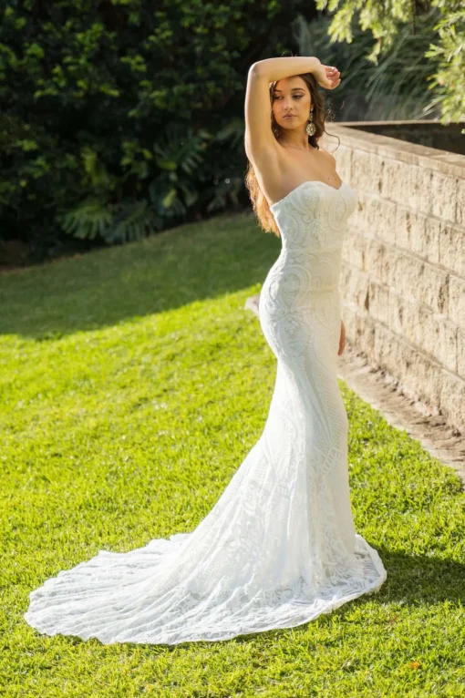 Gianna Gown - White/White