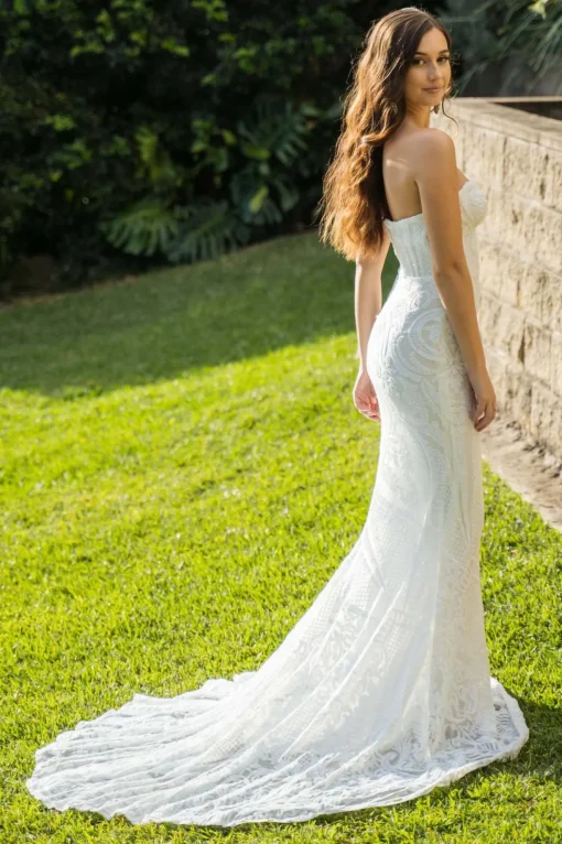 Gianna Gown - White/White