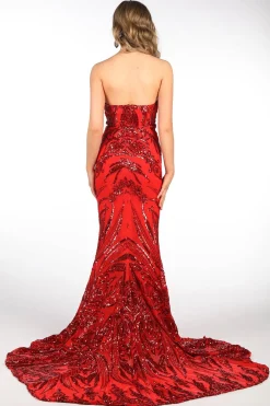 Gianna Gown Without Boned Bodice - Red