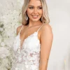 IRENE Gown in Ivory/Champagne