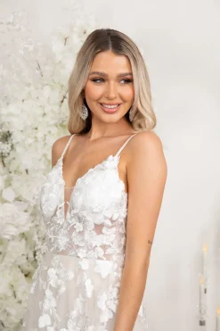 IRENE Gown in Ivory/Champagne