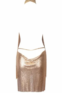 Kenny Mini Dress - Gold