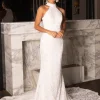 Liliana Lace Gown - Ivory