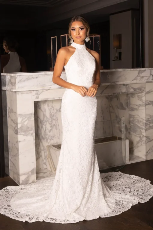 Liliana Lace Gown - Ivory
