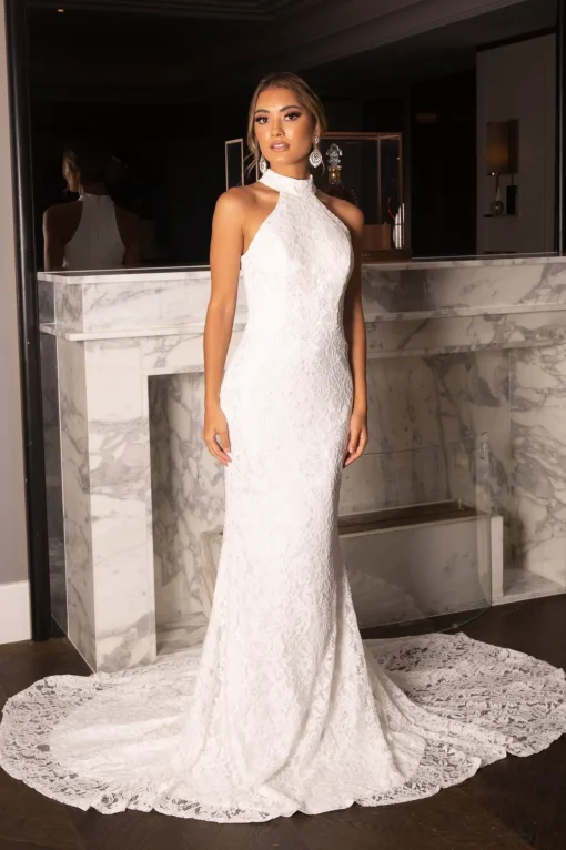 Liliana Lace Gown - Ivory