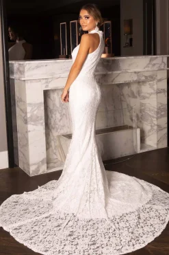 Liliana Lace Gown - Ivory