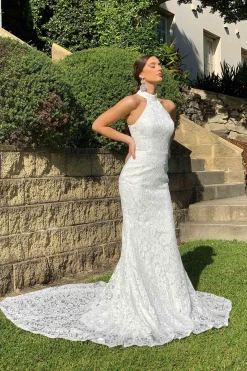Liliana Lace Gown - Ivory