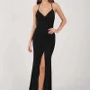 Lucia Maxi Dress - Shimmer Black