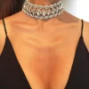 Marquise Choker Necklace (Gold / Silver)