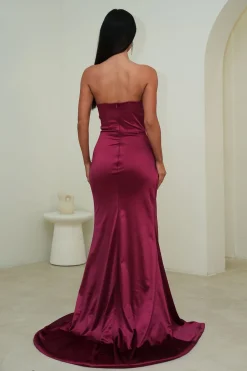 Martina Gown - Burgundy