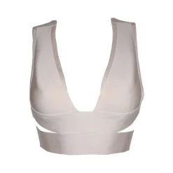 Milan Crop Top - Nude