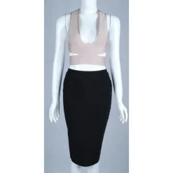 Milan Crop Top - Nude